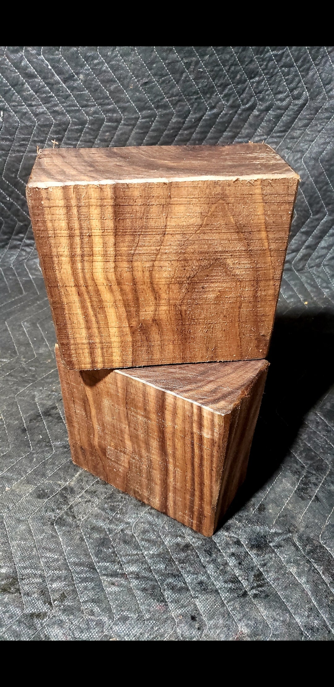 (2) 6"×6"×3" Black Walnut Turning Blanks. Bowl blank fot Lathe turning. (Copy)
