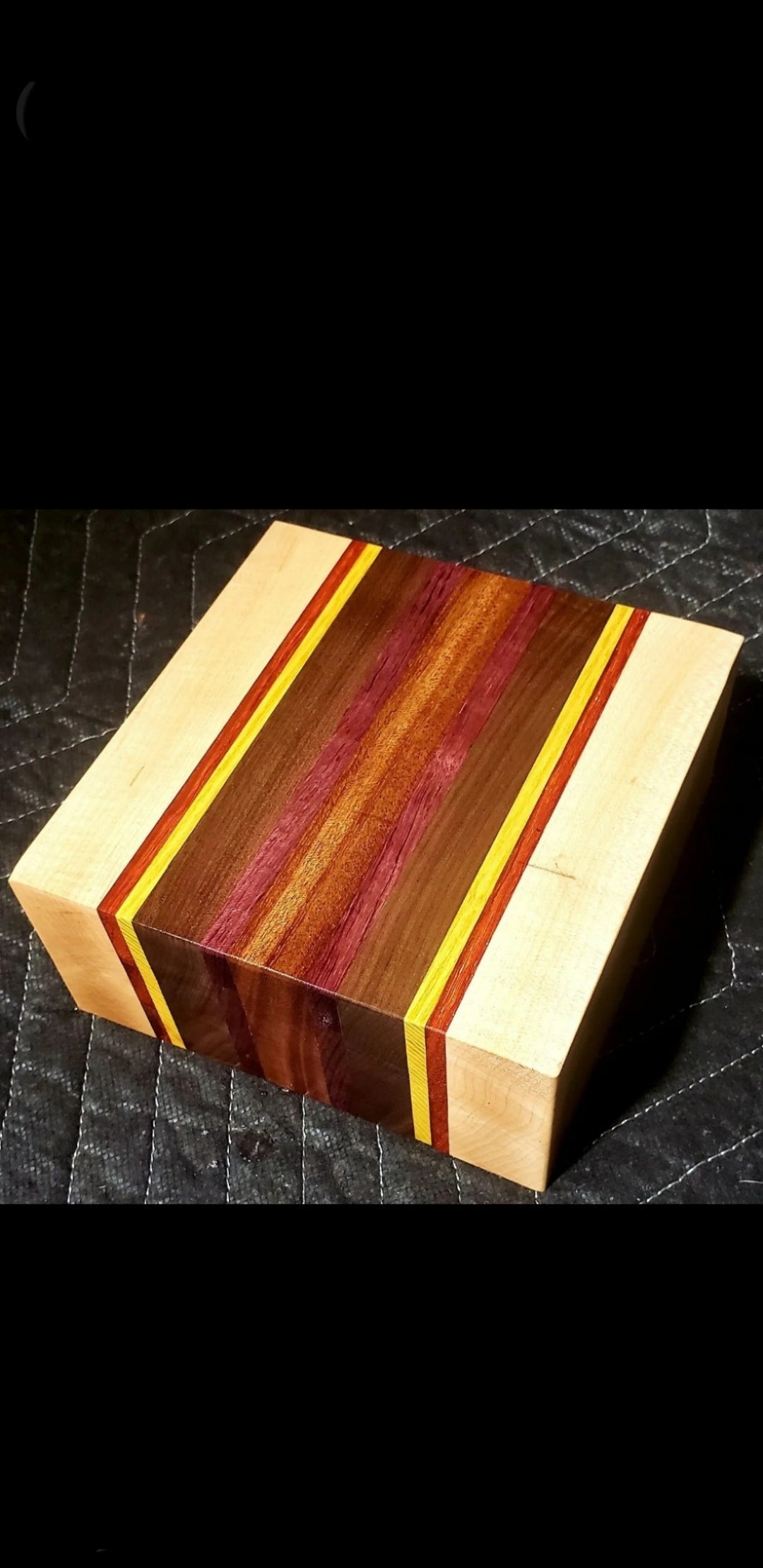 Exotic 6"×6"×3" Super 6 Laminated Turning bowl Blank.